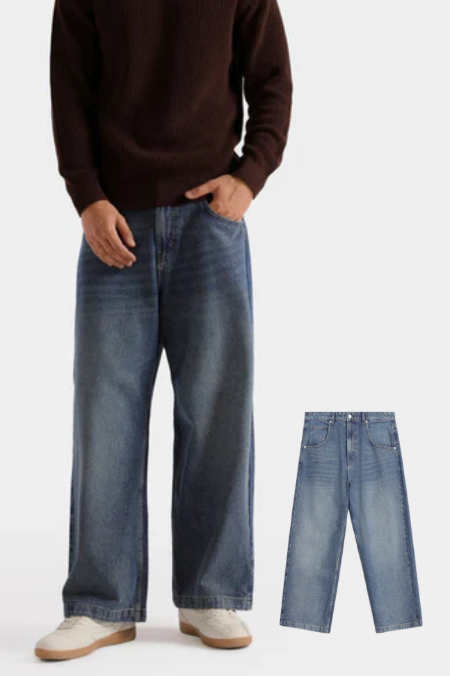 Express Unisex Baggy Jeans